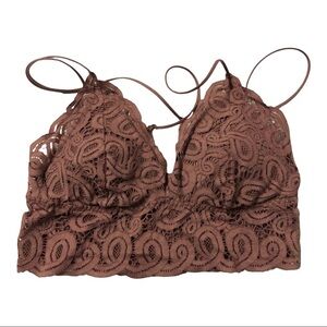 Victoria’s Secret‎ Pink Lace Bralette Size Medium Purple